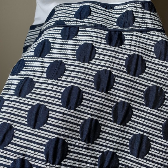 Blueberi Boulevard stripes and polka dot short sleeve A line dress - Picture 4 of 4